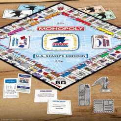 MONOPOLY®: U.S. Stamps Edition -Game Sale Store USPS MN comp