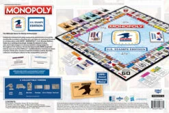 MONOPOLY®: U.S. Stamps Edition -Game Sale Store USPSMN2021 flatbb