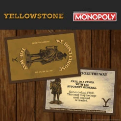 MONOPOLY®: Yellowstone -Game Sale Store YellowstoneMonopoly graphic ChanceCardsV2