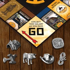 MONOPOLY®: Yellowstone -Game Sale Store YellowstoneMonopoly graphic tokensV2