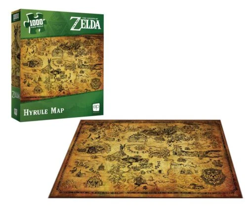 The Legend Of Zelda™ "Hyrule Map" 1000 Piece Puzzle - Image 2