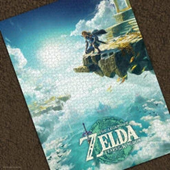 The Legend Of Zelda "Tears Of The Kingdom" 1,000pc Puzzle -Game Sale Store ZeldaTears 1k PZ Graphics PuzzleImage