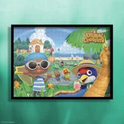 Animal Crossing™: New Horizons "Summer Fun" 1000 Piece Puzzle -Game Sale Store animal crossing summer fun framed puzzle