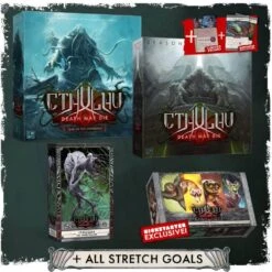CMON Cthulhu Death May Die: Fear Of The Unknown All Knowing Pledge Bundle (Kickstarter Pre-Order Special)