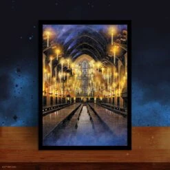 Harry Potter "Great Hall" 1000 Piece Puzzle -Game Sale Store hp greathall pz framed graphic