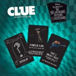 CLUE®: Disney Tim Burton's The Nightmare Before Christmas -Game Sale Store instrigue cards