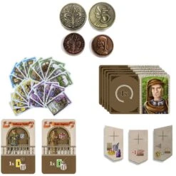Lorenzo Il Magnifico: Four Promo Sets Plus Metal Coins (Kickstarter Pre-Order Special)