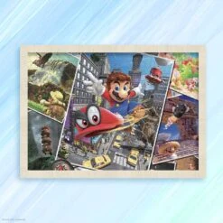 Super Mario™ Odyssey "Snapshots" 1000 Piece Puzzle -Game Sale Store mario odyssey snapshot pz framed puzzle
