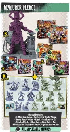 CMON Marvel Zombies: Devourer Pledge Bundle (Kickstarter Special) -Game Sale Store marvel zombies devourer pledge bundle kickstarter pre order special kickstarter board game cmon 38475207147672