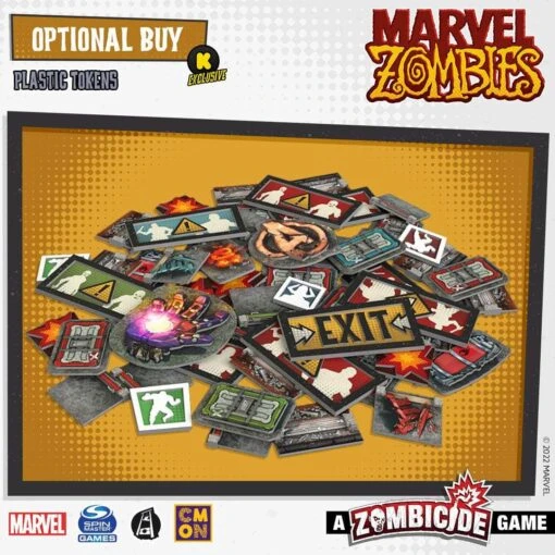 CMON Marvel Zombies: Plastic Token Set (Kickstarter Special) - Image 3