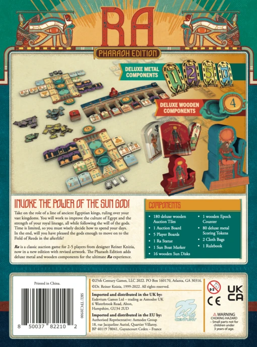 Ra: Deluxe Pharaoh Edition Bundle (Kickstarter Edition) - Image 3