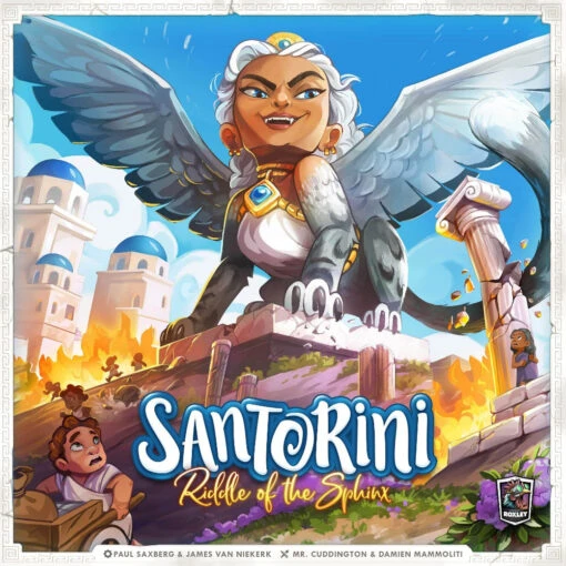 Santorini: Riddle Of The Sphinx Synth Edition Plus Acrylic Tokens Bundle (Kickstarter Pre-Order Special)