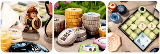 Santorini: Riddle Of The Sphinx Synth Edition Plus Acrylic Tokens Bundle (Kickstarter Pre-Order Special) - Image 2
