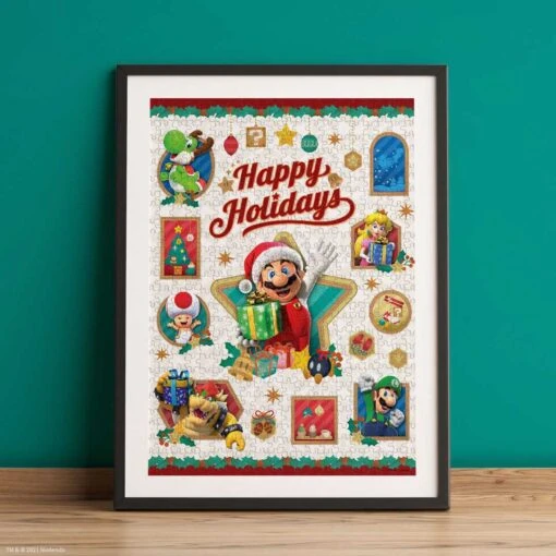 Super Mario™ "Happy Holidays" 1000 Piece Puzzle - Image 5
