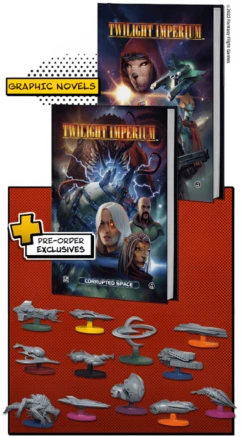 Twilight Imperium: CMON Comics Vol. 2 Firmament & Corrupted Space Plus Promos Bundle (Kickstarter Pre-Order Special)