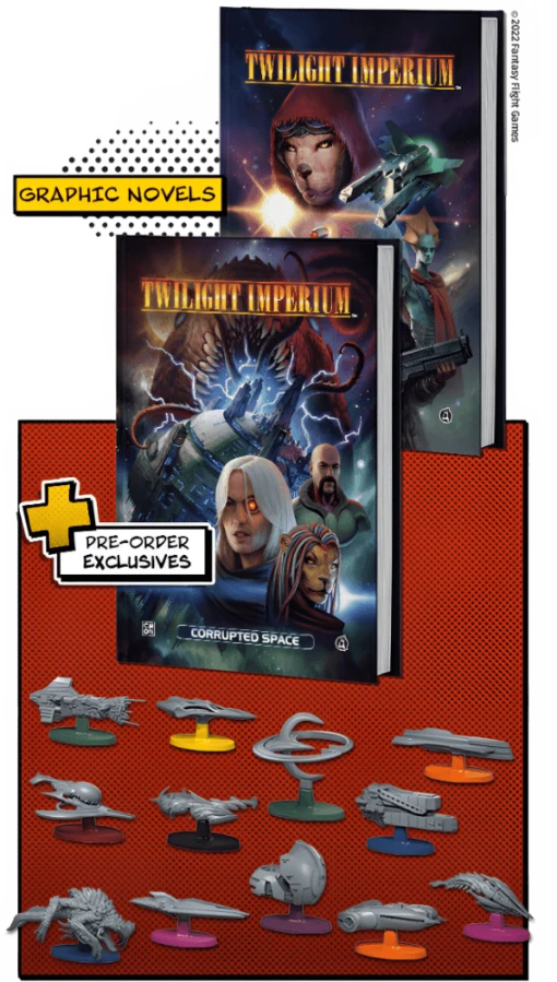 Twilight Imperium: CMON Comics Vol. 2 Firmament & Corrupted Space Plus Promos Bundle (Kickstarter Pre-Order Special)