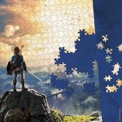 The Legend Of Zelda™ "Breath Of The Wild" 1000 Piece Puzzle -Game Sale Store zelda botw 1000k PZ puzzle graphic2