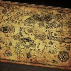 The Legend Of Zelda™ "Hyrule Map" 1000 Piece Puzzle -Game Sale Store zelda hyrule map puzzle puzzle