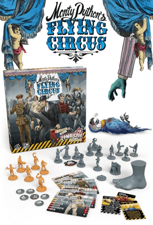 CMON Zombicide: Second Edition Monty Python’s Flying Circus Character Pack Expansion (Retail Pre-Order Edition)
